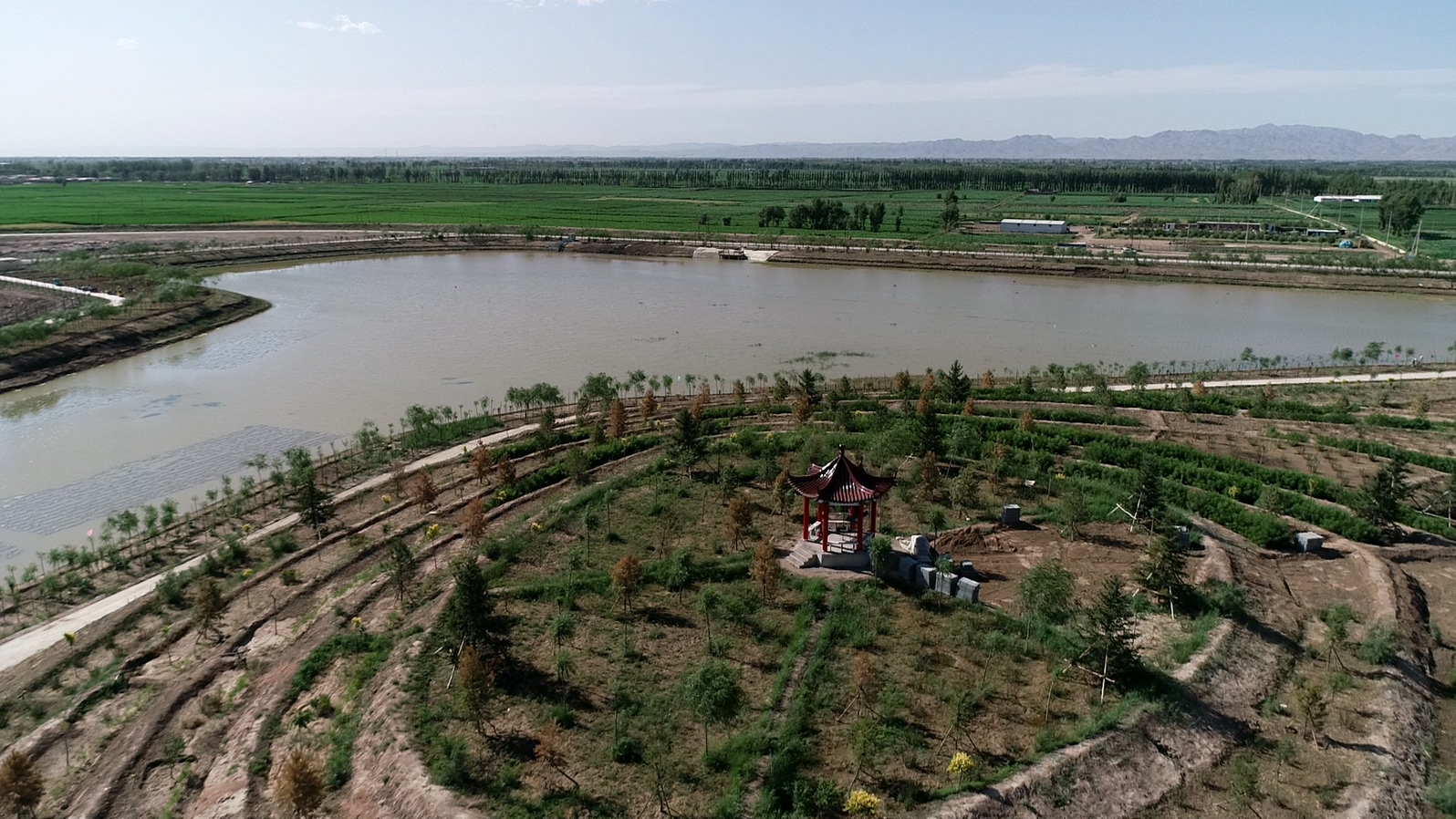 五原县污水处理厂尾水人工湿地水质净化工程基本完工- 公共企事业单位信息公开- 五原县人民政府